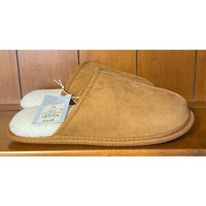 NWT Size Large (4/5) Youth Suede and Fur Slipper